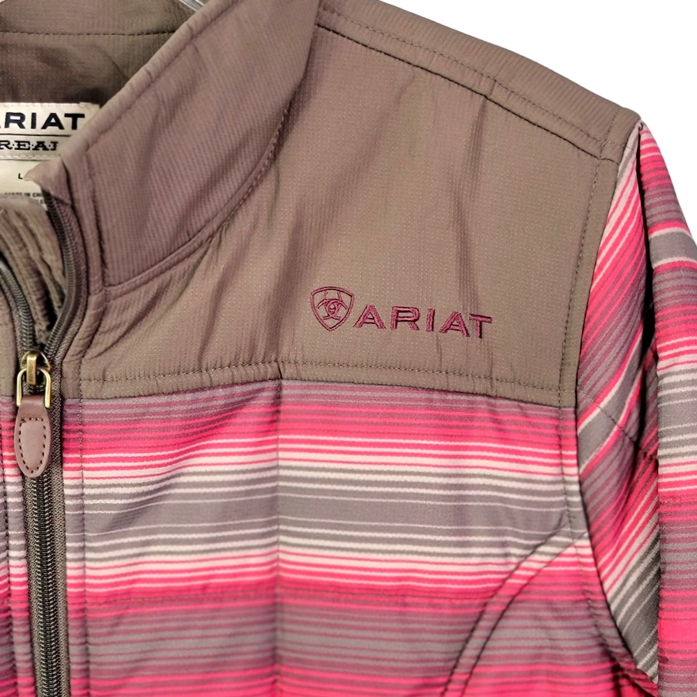 Ariat Real Crius Serape Full Zip Concele Carry Pocket Jacket L - Picture 3 of 16